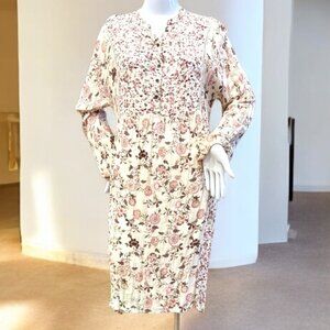 NWOT- Floral Button-Down Dress- Knox Rose